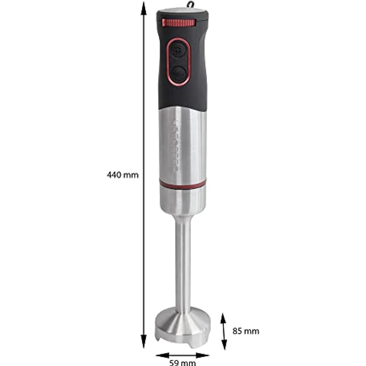 Classbach C-SMS 4001, Stabmixer mit 1000 Watt, Silber – Bild 2