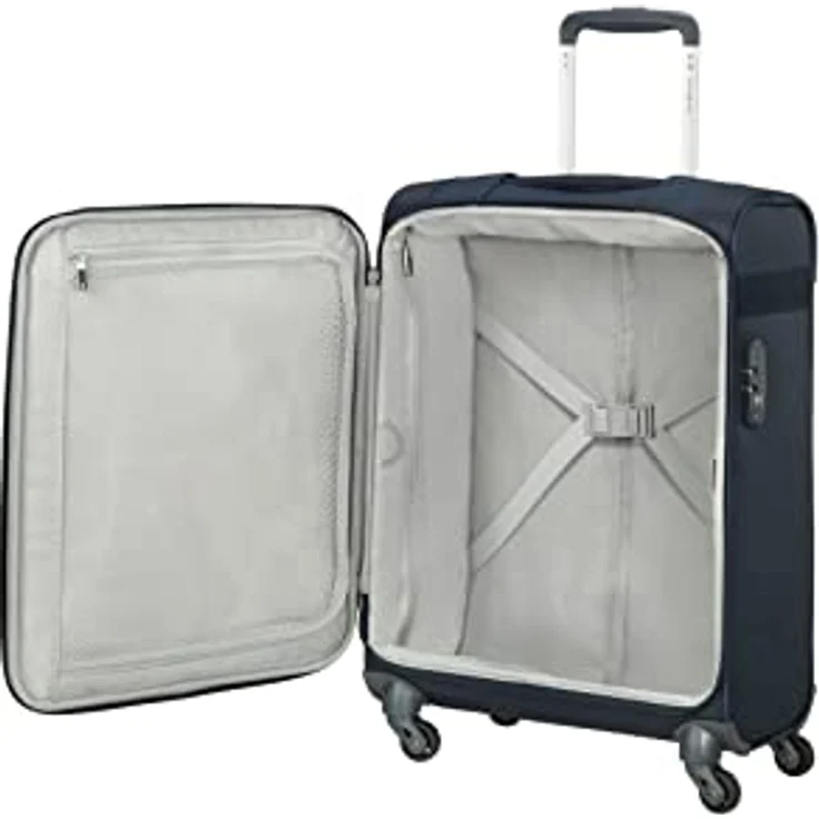 Samsonite Citybeat - Spinner M, Erweiterbar Koffer, 66 cm, 67/73 L, Blau (Navy Blue) – Bild 5