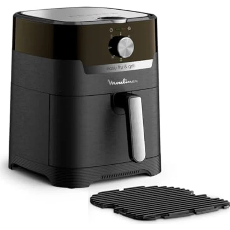Moulinex EZ501810 Heißluftfritteuse, 4,2 L, Drehregler, schwarz – Bild 2