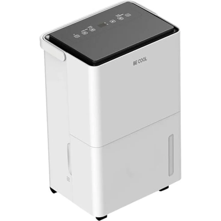Be Cool BC20LEF2301 Luftentfeuchter 20m² 400W 20 l/Tag Weiß, Grau – Bild 1