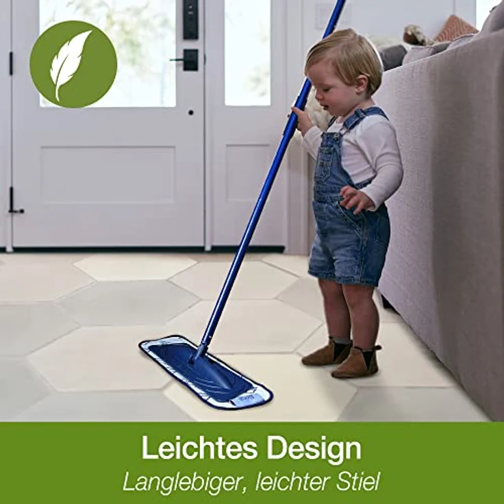 Bona Laminat Reinigungsset, Mikrofaser, Stein, Fliesen- und Laminatreiniger, 1L, 1000 – Bild 5