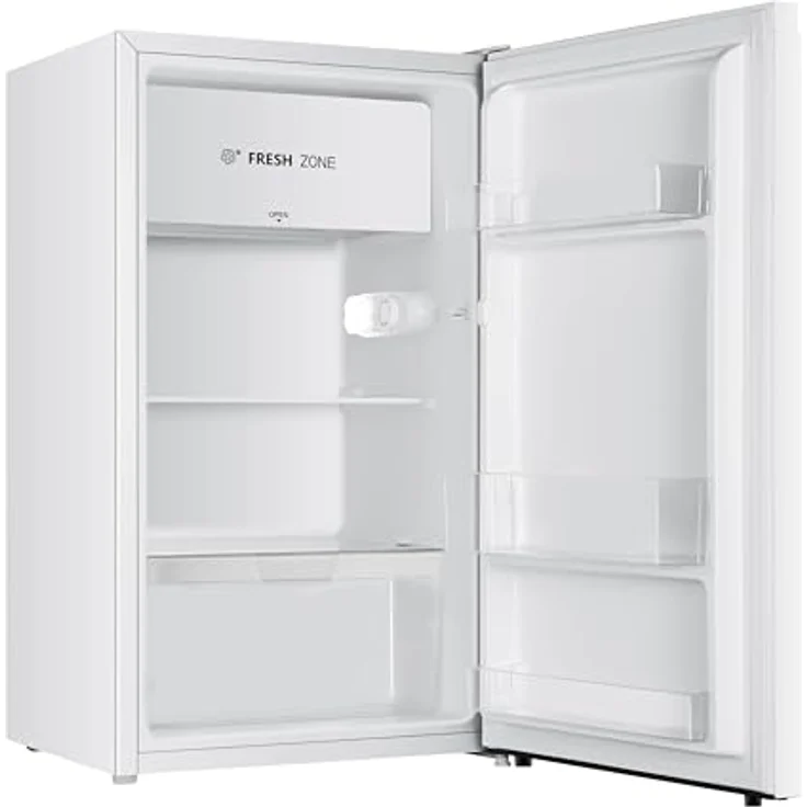 YUNA Kühlschrank SINAIDA E mit Fresh Zone/ 94L Nutzinhalt/Vollraumkühlschrank/ 84 cm hoch/ 86 kWh/Jahr/Türanschlag wechselbar/Leiser Betrieb 36 dB/Weiß – Bild 5