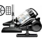 TurboTronic by Z-Line Bodenstaubsauger Multi Zyklon Trockensauger 22kPa ohne Beutel, beutellos, Tierhaare, 900 W, beutellos, Parkett, beutellos, Staubsauger, Boden Trocken Sauger, Metallic-Lackierung