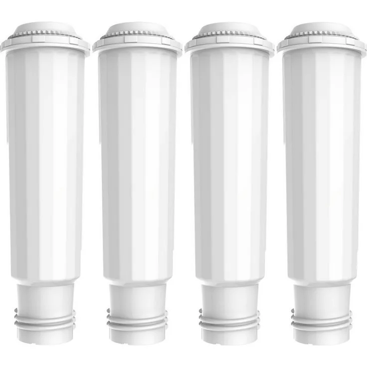 "Comedes Wasserfilter 4er Set, kompatibel mit Krups, Melitta und Nivona Kaffeeautomaten, reinigt mit Aktivkohle und Ionentauscher"