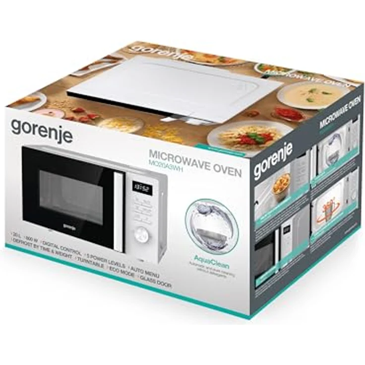 Gorenje MO20A3WH, Mikrowelle, Schwarz, Weiss – Bild 17