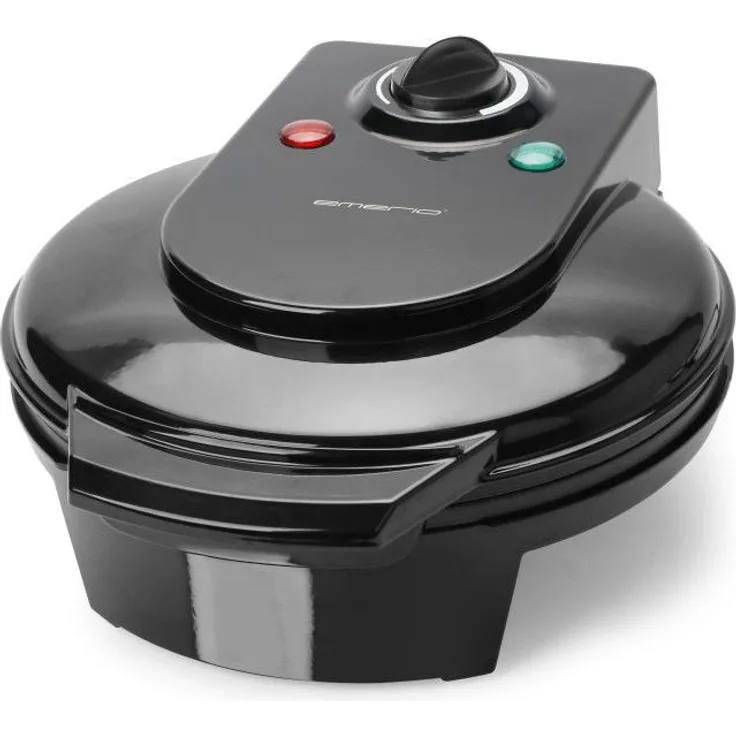 Emerio Multikocher 0655250555, Waffeleisen mit 20 cm Durchmesser, einstellbarem Thermostat und Antihaftbeschichtung