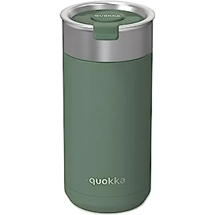 Quokka BOOST PINE, Thermobecher aus Edelstahl für Kaffee, 400 ml, doppelwandig vakuumisoliert, mit Infuser – Bild 1