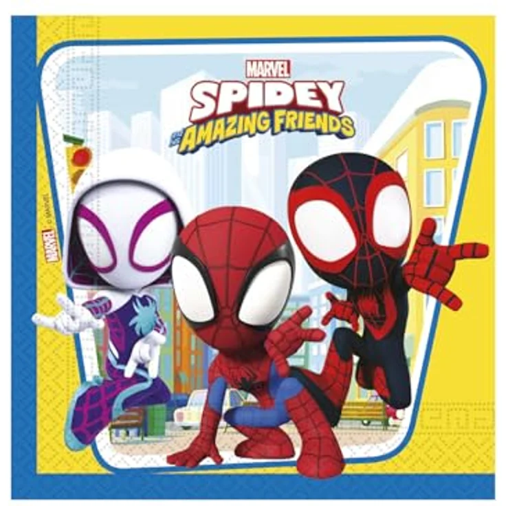 Procos Spidey & Seine Super Freunde 20 Servietten | Spiderman – Bild 2