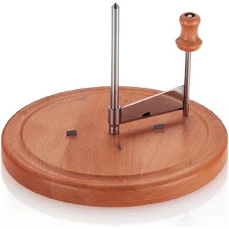 Kela 77085 Käsehobel, Buche- Edelstahl, 21,5 cm Durchmesser, Luxus – Bild 6