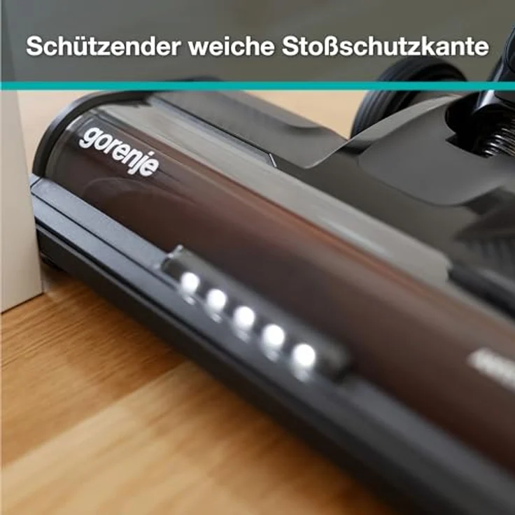 Gorenje AIR ESSENTIAL SVC222230AEW, Akku Staubsauger mit AntiTangle Multi-Bodendüse, 2-in-1 Staubbürste und Schnellparkposition, Weiß – Bild 4
