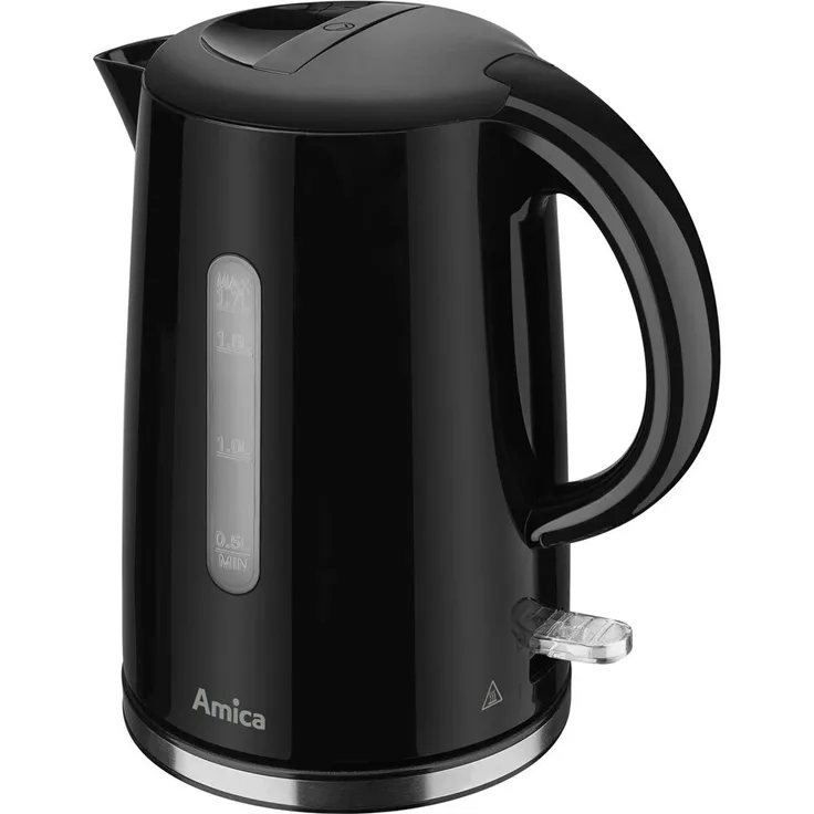 Amica kf1001 elektrischer Wasserkocher 1,7 l 2200 w weiß, Schnellkochfunktion und Überhitzungsschutz