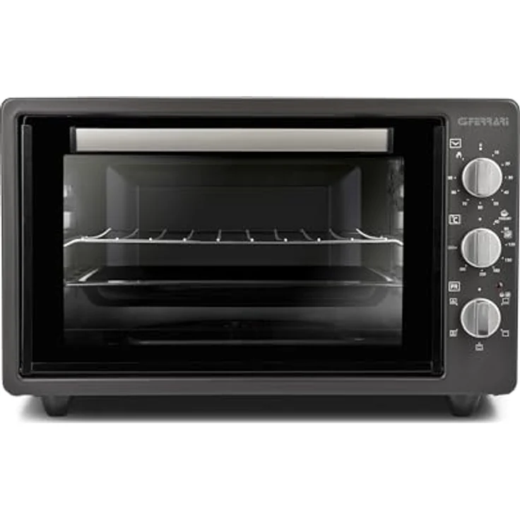G3 Ferrari G10147 Elektrischer Backofen "Rostò Titanium 37", 1300 W, 37 Liter, 40 - 280 °C, Anthrazit – Bild 2
