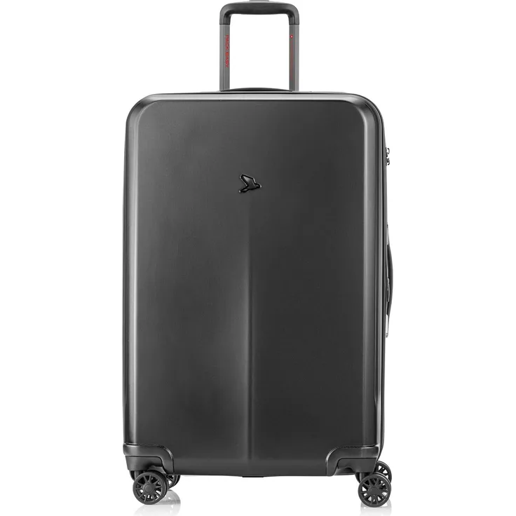 Pack Easy ReNew Genius Trolley, Koffer mit 118 l, Schwarz, inklusive 3er Set Travel Pouches und TSA-Zahlenschloss