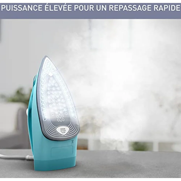 Calor Express Dampfbügeleisen, 2400 W, Dauerdampfleistung 40 g/min, Dampfstoß 160 g/min, Keramiksohle, türkis FV2851C0 – Bild 4
