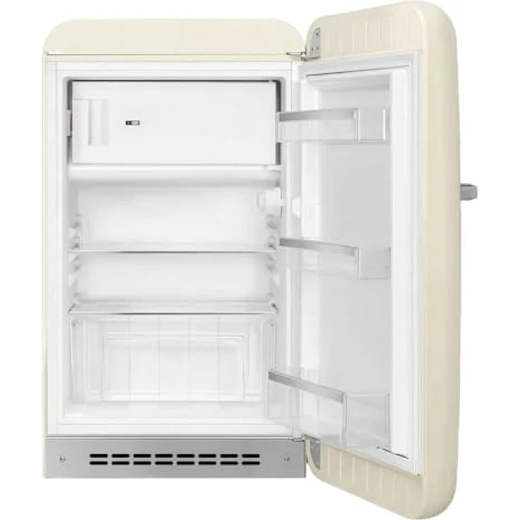 SMEG FAB10RCR6, Stand-Kühlschrank Rechtsanschlag, Creme, 50's Style, 122 l Inhalt, LED Innenbeleuchtung – Bild 2
