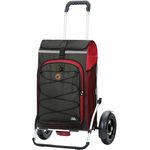 ANDERSEN Einkaufstrolley - Royal Shopper Plus Fado 2.1 rot 74 L Einkaufswagen, Freizeit, Thermo, XXL, Aluminium, klappbar, luftbereiftes Kugellagerrad