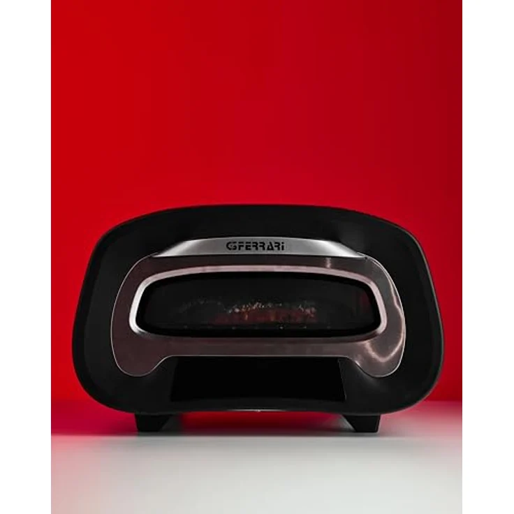 G3Ferrari Pronto Pizza 2 Minuti-Ofen, Digitales Multifunktions-Pizzaofen-Set mit feuerfestem Stein, bis zu 430°C, schwarz – Bild 8