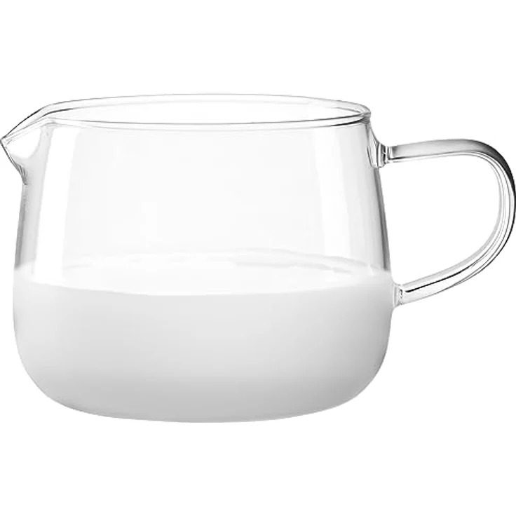 LEONARDO Tè per Te Milchkännchen - Borosilikatglas, Handarbeit, Spülmaschinenfest - 350 ml transparent – Bild 2
