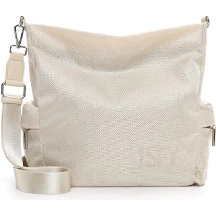 SURI FREY Umhängetasche Crossover Bag, Ecru (creme), praktische Größe, stufenlos verstellbarer Schulterriemen