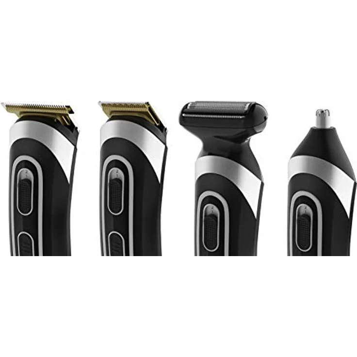 Rowenta TN9140 Trim & Style 13-in-1 Haarschneider mit Edelstahlklingen und 6 Kämmen, Lithium-Akku, 90 min Betriebsdauer, Nass- und Trockentechnologie, schwarz – Bild 4