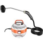 DOPWii Dampfreiniger Multifunktionaler Dampfreiniger, 2500,00 W, effektive Keimabtötung und Desinfektion, 300KPA Dampfdruck