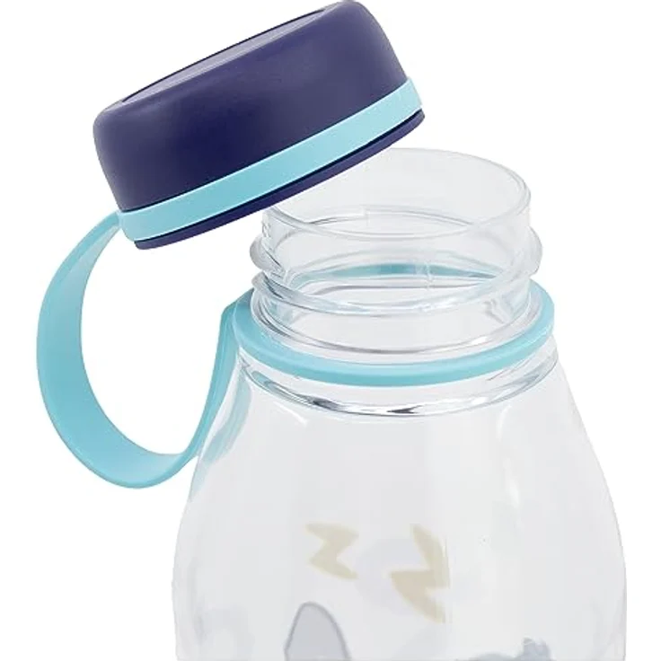 Lilo & Stitch Trinkflasche Stitch, 650 ml, leichte und robuste Wasserflasche für Kinder, auslaufsicher, BPA-frei, mit Silikongriff – Bild 3