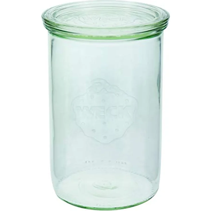 Weck 782 Sturzglas 1050 ml, Einmachglas mit Glasdeckel, hitzebeständig, mikrowellen- und backofengeeignet, 6 Stück durchsichtig – Bild 1