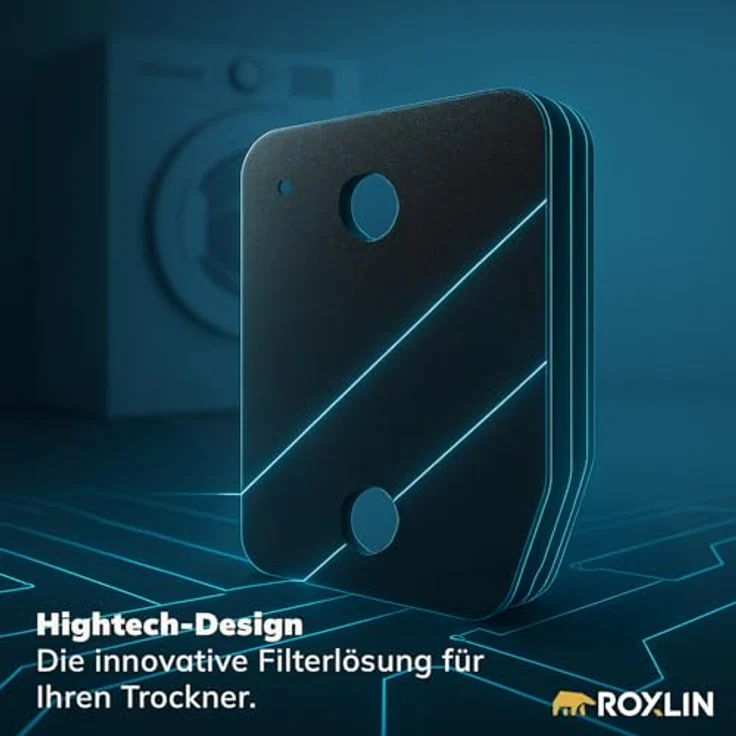 Roxlin Filtermatte für Miele T1 9164761, Doppellagiger Schwammfilter für Wärmepumpentrockner, 207 x 157 x 30 mm, waschbar und wiederverwendbar, Made in Germany – Bild 4