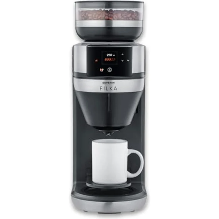 Severin Kaffeemaschine mit Mahlwerk KA 4852 FILKA, 1l Kaffeekanne, Papierfilter 1x4 – Bild 5