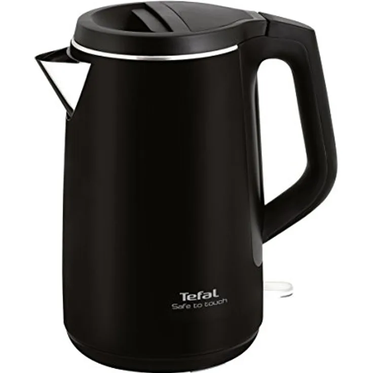 Tefal Safe to Touch, Wasserkocher, Schwarz