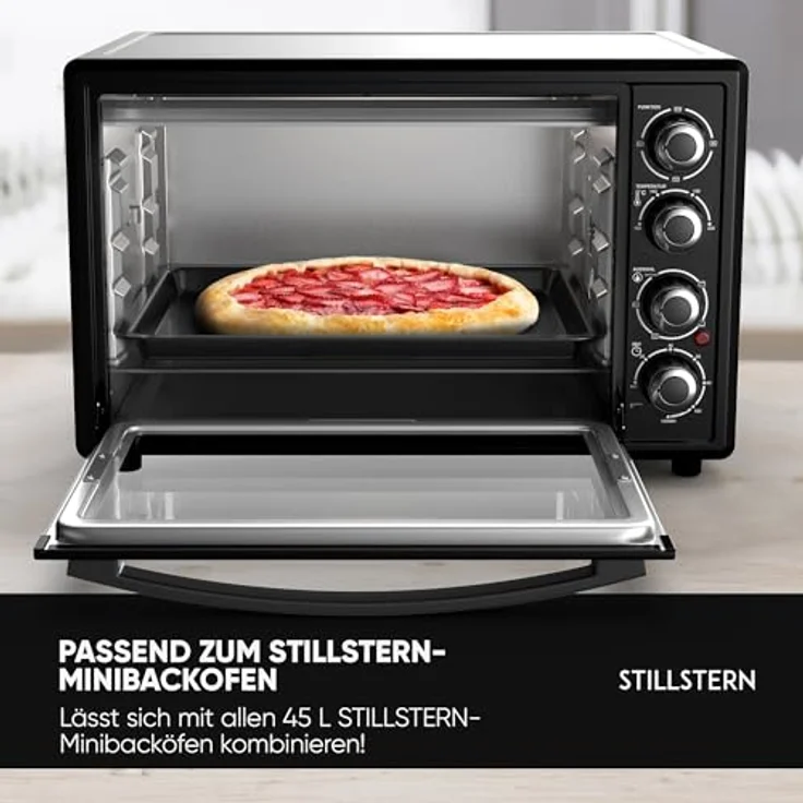 Stillstern Backblech, emaillierte Fettpfanne für Minibackofen, B40cm x T31cm x H2,5cm – Bild 8