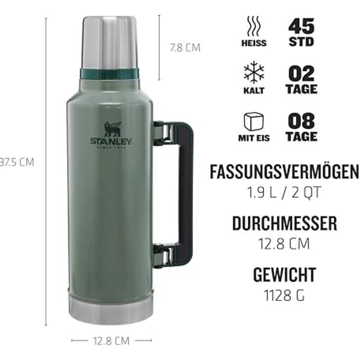Stanley 10-07934-003 1,9 l Grün Edelstahl 45 h 48 h Camping – Bild 2