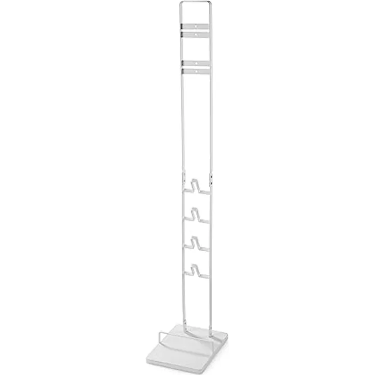 PureMounts Staubsauger-Bodenständer, Standfuß, Organizer für Dyson V6 Pro, V7, V8, Cyclone Absolute, V10 Total Clean, Torque Drive und V11 Animal, V12 Slim Absolute, V15 Detect Absolute, weiß