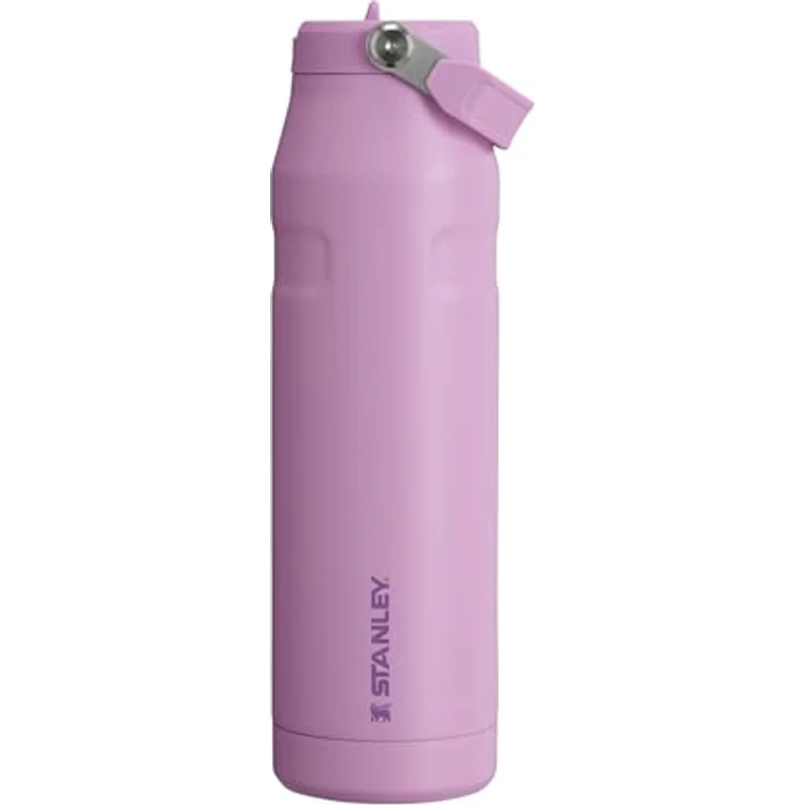 STANLEY 1913 Flip Straw Trinkflasche 1.06L, doppelwandige Vakuumisolierung, hält 4 Tage kalt, lilac – Bild 1