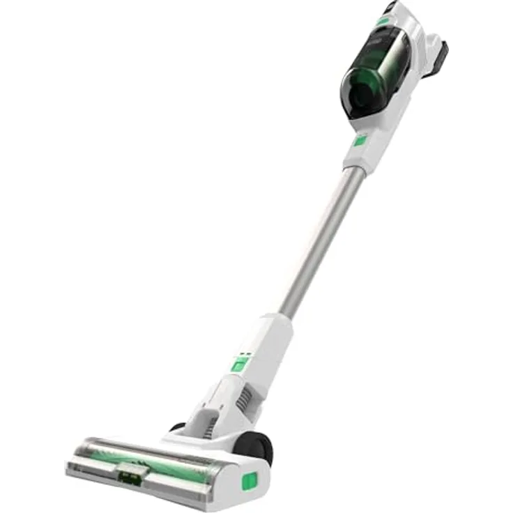 BLACK+DECKER Aspirapolvere Reviva 4-in1 da 18V Con batteria rimovibile da 2Ah REVSV18D1-QW, Handstaubsauger, Weiß/Grau - Schnurloser Staubsauger aus 50 % Recyclingmaterial, 40 Minuten Betrieb
