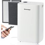Greenmigo ALPHA-Q25 Pro WiFi Luftentfeuchter 25L mit Fernsteuerung & HEPA-Filter, bis 70m², 4.5L Wassertank, Digitalanzeige