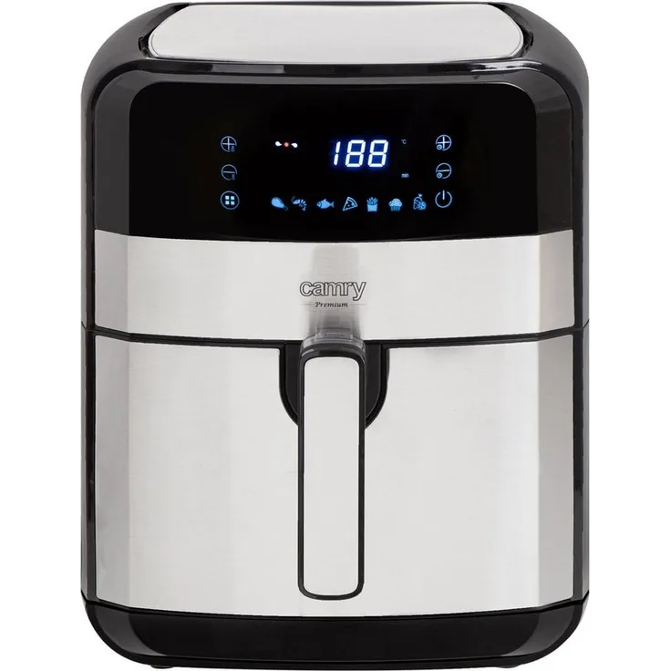 JUNG Heißluftfritteuse CAMRY CR6311 Airfryer XXL 5L, 60 min Timer, 2500,00 W, weiß