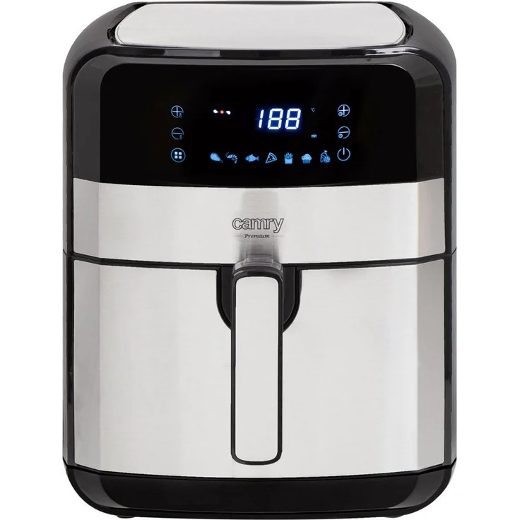 JUNG Heißluftfritteuse CAMRY CR6311 Airfryer XXL 5L, 60 min Timer, 2500,00 W, weiß