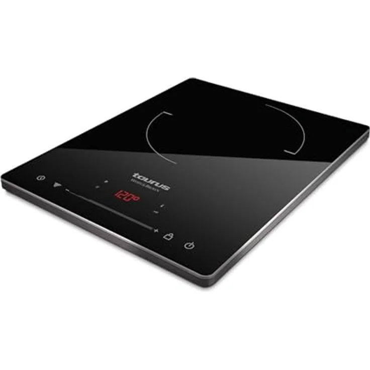 Taurus Darkfire Tragbare Induktionskochplatte, 2000 W, Glas – Bild 2