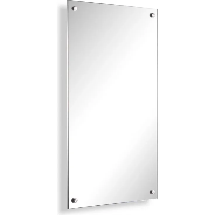 Könighaus Infrarotheizung Spiegel-Serie S300, 300 W Infrarotheizung aus leicht getöntem Glas mit Anti-Beschlag-Funktion für Badezimmer