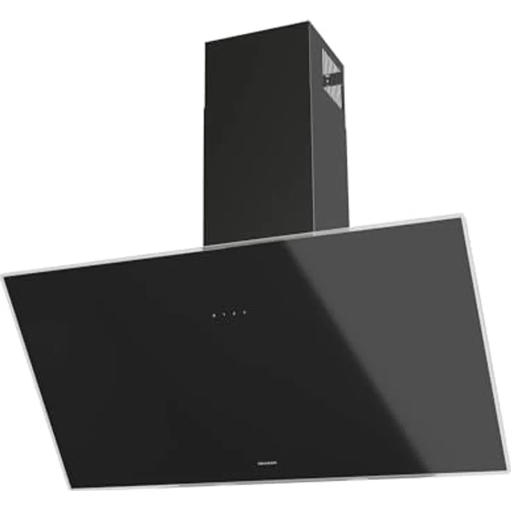 Oranier LEA90S1 Kopffreihaube 90 cm, Dunstabzugshaube in pureBlack mit flexibler Breite – Bild 1