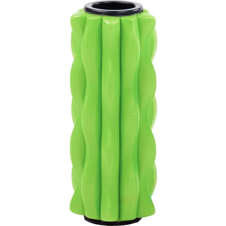 bodhi Massagegerät Mini Massagerolle WAVE, gezielte Triggerpunkt-Massage, grün/schwarz