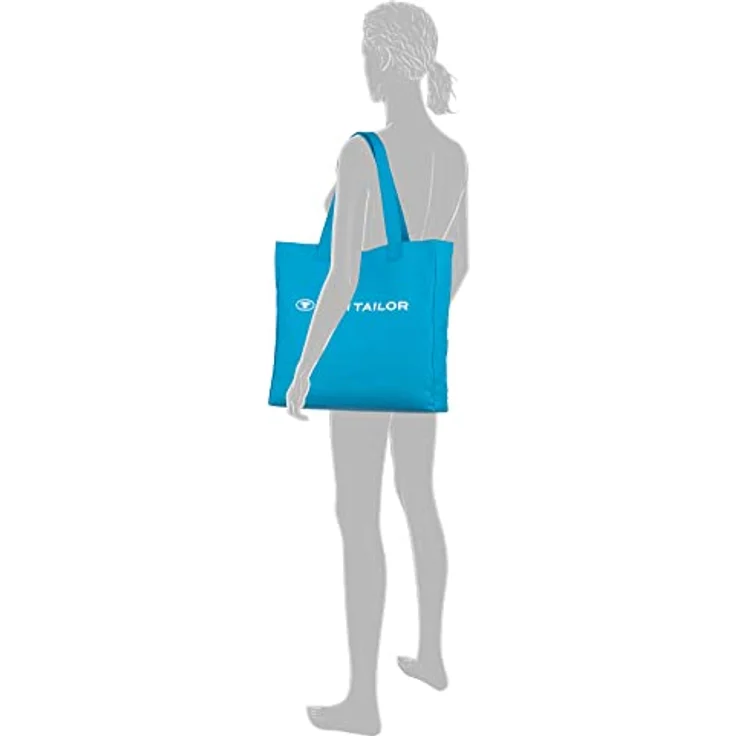 Tom Tailor Marcy Shopper Tasche 50 cm, Einkaufshilfe, praktischer Stauraum, schwarz – Bild 3