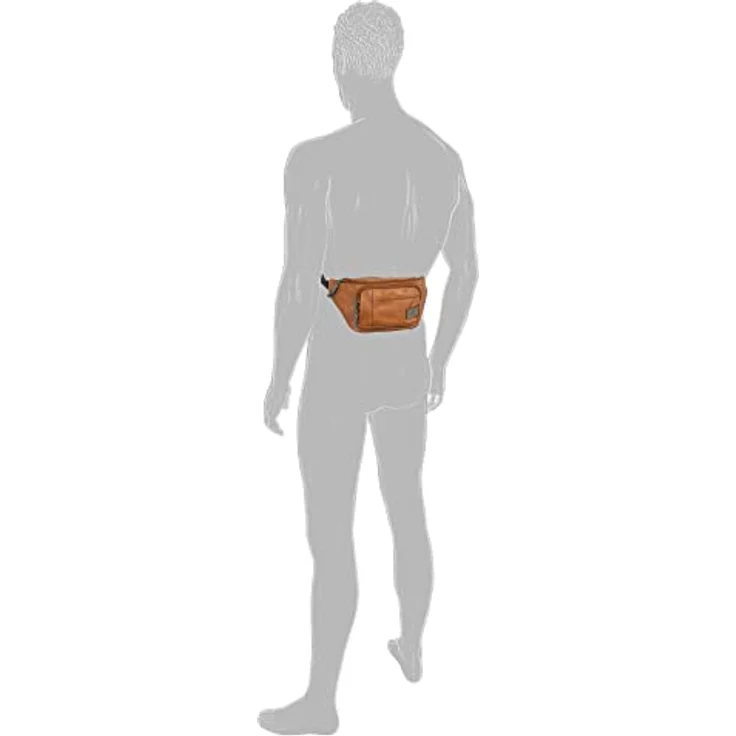 camel active Laos Gürteltasche, Kunstleder 29 cm x 11 cm x 16 cm, braun – Bild 3