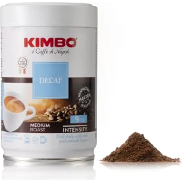 KIMBO Espresso Decaffeinato, 250g Dose, gemahlen – Bild 4