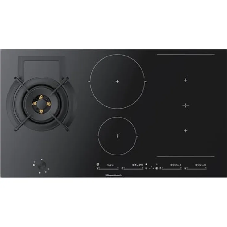 Küppersbusch KIG 9850.0 SR-DBA K-Series Induktions-Gas-Kochfeld autark mit 8 Kochzonen, Powerstufe und stufenloser Leistungsregelung