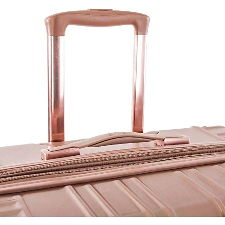 Heys Hartschalen-Trolley Xtrak, 66 cm, 4 Rollen, Reisegepäck Koffer mittel groß TSA Schloss Volumenerweiterung, Metall-Look – Bild 8