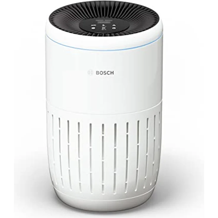Bosch Air 2000, Luftreiniger für bis zu 37,5 m² entfernt 99,9% aller Verschmutzungen, 3in1 Filter inkl. HEPA13 Luftfilter, mit Smart Sensor, Ruhe-Modus (25 dB (A)), Allergiker-geeignet, CADR 180m³/h – Bild 1
