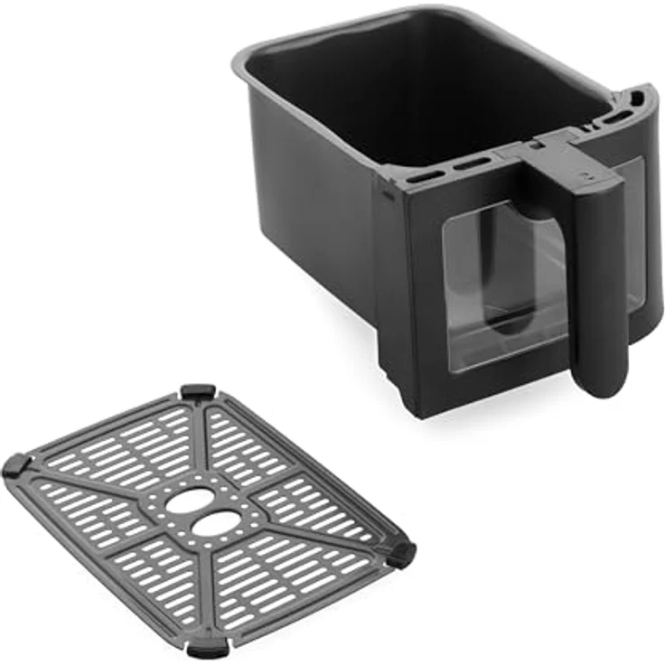 GREENPAN Heißluftfritteuse Bistro, Dual Zone Airfryer für gleichzeitiges Garen, schwarz – Bild 9