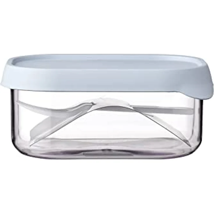 Mepal - Obstbox Take a Break - Obstbox zum Mitnehmen für frisches Obst - Box mit kleiner Obstgabel - Passt perfekt in die Take a Break Lunchbox - 250 ml - Nordic Blue – Bild 1